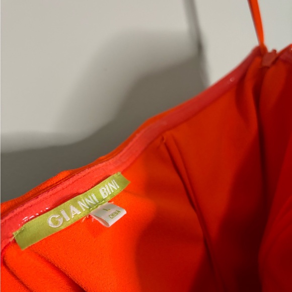 Gianni Bini Orange Strapless Dress! - Picture 3 of 4